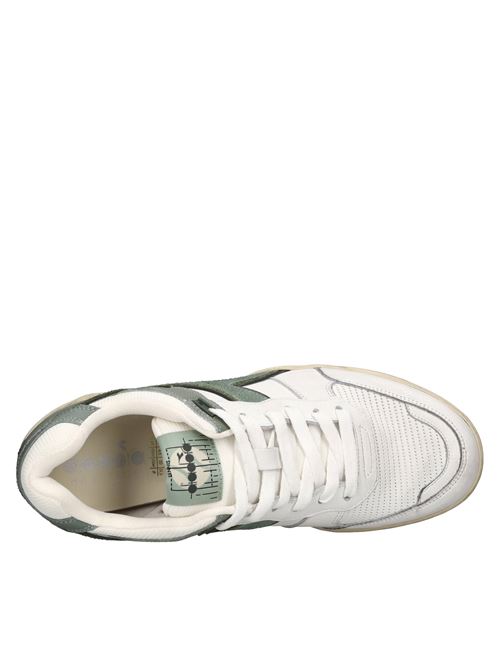 Leather trainers DIADORA HERITAGE | B.560 USED UBIANCO-VERDE